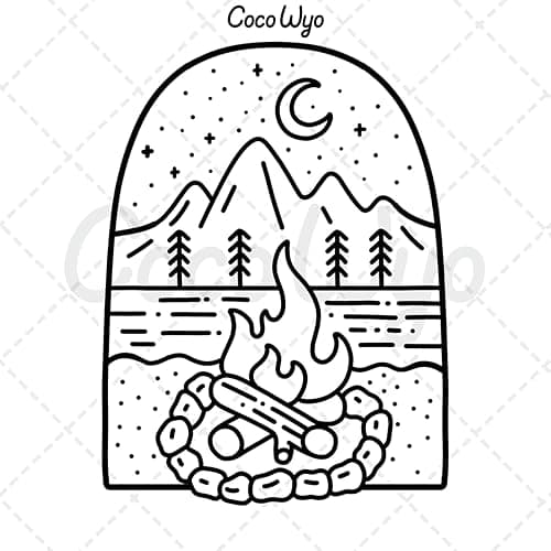 Stress Relief: Coloring Book for Adults and Kids, Bold and Easy, Simple and Big Designs for Relaxation Featuring Animals, Landscape, Flowers, Patterns, Cute Things And Many More (Bold & Easy Coloring) thumbnail 8