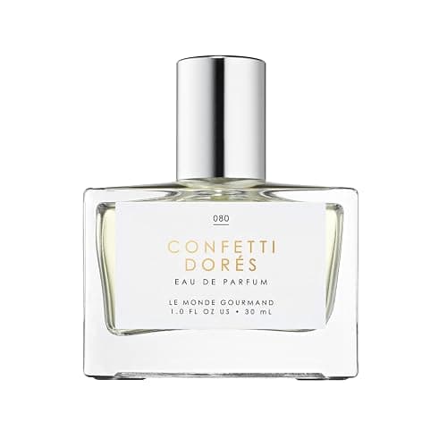 Le Monde Gourmand Confetti Dorés Spray Eau de Parfum with Birthday Cake, Vanilla, Rose Perfume Notes - 1 fl oz (30ml) - Image 1
