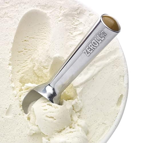 Zeroll 1020 Original Ice Cream Easy Scoop with Unique Liquid Filled Heat Conductive Handle Simple One Piece Aluminum Design Easy Release 40 Scoops per Gallon Made in USA, 2-Ounce, Silver thumbnail 5