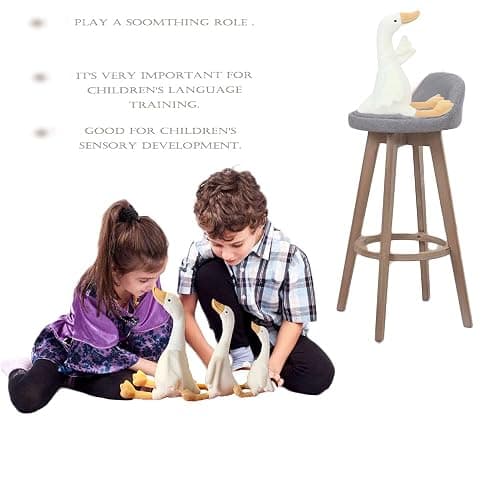 CHELEI2019 19.7" Goose Stuffed Animal Plush Toy,White Swan Stuffed Animal Toy Gifts for Kids thumbnail 2