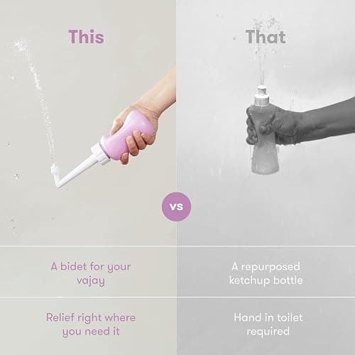 Frida Mom Upside Down Peri Bottle for Postpartum Care, Portable Bidet Perineal Cleansing and Recovery for New Mom, The Original Fridababy MomWasher thumbnail 5