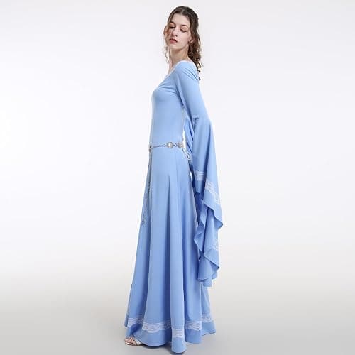Daizbella Renaissance Dress Gown for Women - Medieval Dress with Lace Decoration for Halloween Party or Renaissance Fair thumbnail 6