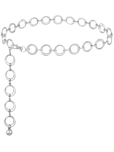 FIORETTO Chain Belt for Women Metal Waist Chain Fashion Multilayer Chain Belts for Dress - Image 1