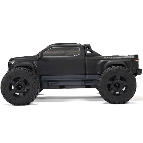 ARRMA 1/10 Big Rock 4X4 223S BLX BRUSHLESS Street Truck RTR with DSC, (Black), ARA4312V4T1 - Black thumbnail 7