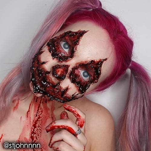 Mehron Makeup Coagulated Blood - 1 Fl oz, Fake Scab Blood Makeup | Professional Thick Blood. Washable Fake Blood for Special FX, Theater, Halloween, & Cosplay. Vegan & Made in the USA. thumbnail 6