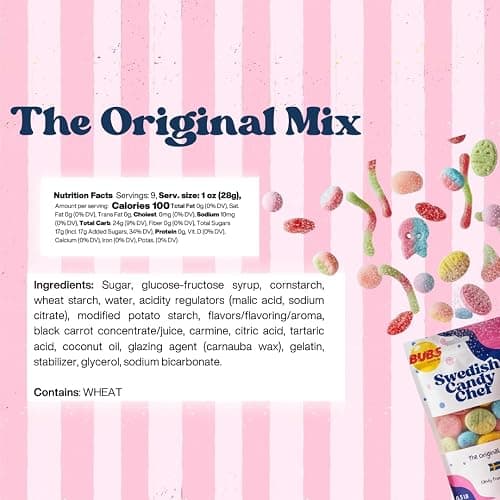 Swedish Candy Chef Mix - Bubs Swedish Candy - Variety Pack - Hand Packed in Sweden - .5LB thumbnail 2