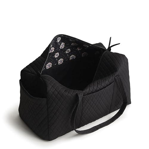 Vera Bradley Women's Premium Cotton Large Original Duffel Bag, Moonless Night, One Size thumbnail 2