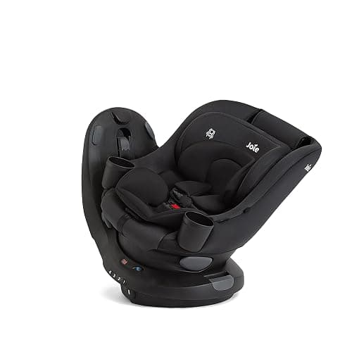 Joie Chili Spin 360 2-in-1 Rotating Convertible Car Seat with a 360 Spin and Easy Installation - Lower Anchor Attachment or Vehicle Belt Installation (Shale) thumbnail 4