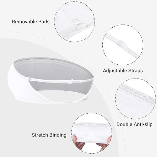 YEOREO Women Strapless Bandeau Sports Bra Padded Tube Top Workout Impact Backless Bralette Seamless Gym Yoga Everyday Bras thumbnail 3