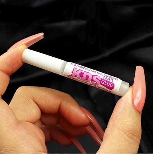 5 pcs KDS Nail Tip Glue - Adhesive Super Bond for Acrylic Nails Tips - 0.07 oz for Each Glue thumbnail 3