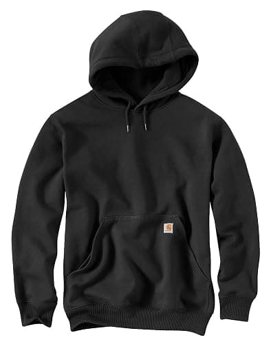 Carhartt Men's Rain Defender Loose Fit Heavyweight Sweatshirt - Large - Black thumbnail 4