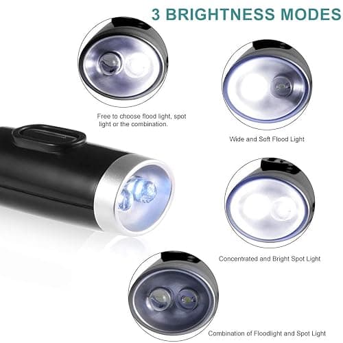 Book Light, Rechargeable LED Hug light, Neck Hug Reading Lights for Bed Reading, Hands Free Flexible Arm, Soft Silicone Arms Comfortable Wear, Perfect for Bookworms Kids Crafts Knitting Travel, BBQ thumbnail 3