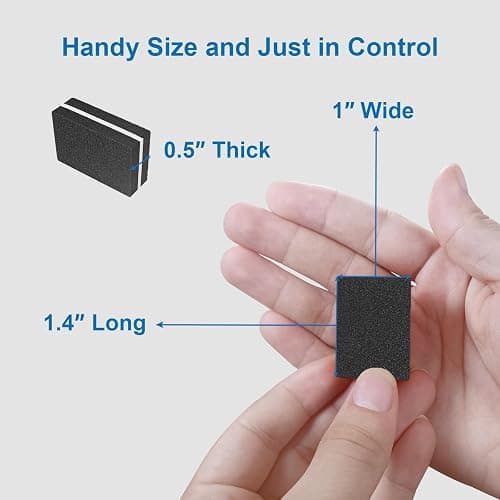 Nail Buffers (50 Pack), mini Buffer Block Nail File for Acrylic Nails and Natural Nails, 100/180 Grit Nail Buffer Block Bulk Buffing Blocks for Nail Buff Professional Manicure File Blocks Set Black thumbnail 7