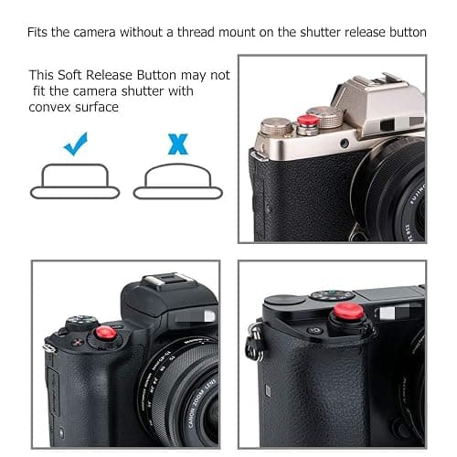 2X Camera Shutter Button Cap for A7 V A7V A7M5 A7CR A7CII ZV-E10 II ZV-E10 ZV-1 A7C A6700 A6600 A6500 A6400 A6300 A6100 A7SIII A7RII A7SII A7II A7 A7S A7R RX100VII VI V IV III EOS M10 M5 M6 Mark II thumbnail 4