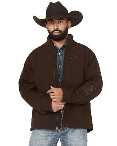 ARIAT mens Logo Softshell Jacket - Image 1