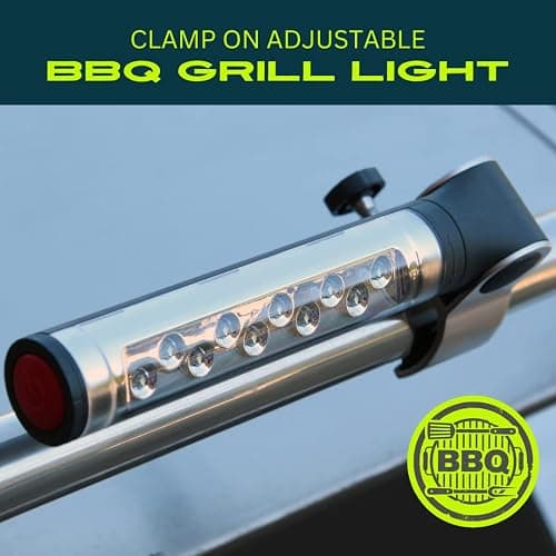 BBQ Grill Light Designed for Blackstone Griddle & Weber Grill - Smoker Grilling Accessories, Perfect Gifts for Men, LED Light bar Dad Birthday Gift - Mens Birthday Gift Ideas Work Light thumbnail 5