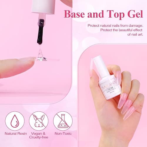 Saviland Acrylic Nail Kit – 61 in 1 Nail Kit Set Full Acrylic Powder Set with Everything Nail Supplies Acrylic Nail Liquid Nails Tips & Glue for Beginners Nail Extension French Manicure Home DIY thumbnail 5