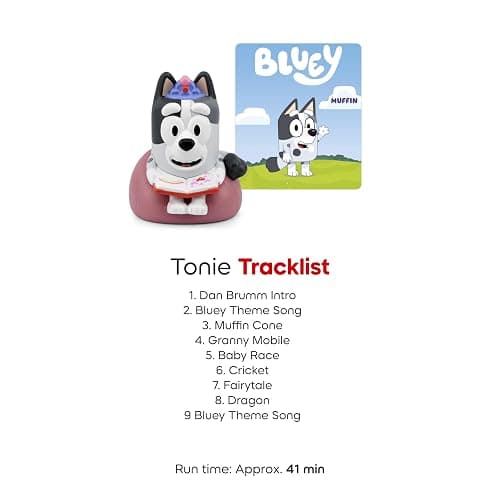 Tonies Bluey Audio Toy Figurine 3 Pack Set - Bluey, Bingo, Muffin thumbnail 9