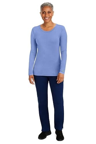 Healing Hands Women's Underscrub Soft Knit Melissa Longsleeve Scrub Tee with Breathable & Easy Care Fabric 5047 thumbnail 3