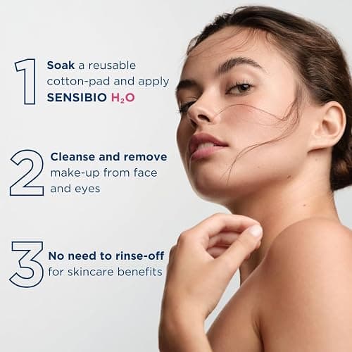 Bioderma - Sensibio - H2O Micellar Water - Makeup Remover Cleanser - Face Cleanser for Sensitive Skin thumbnail 7