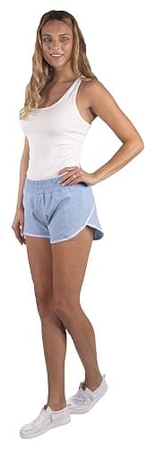 Simply Southern Running Shorts - Surf Blue - Adult Shorts - X-Large Short - Surf Blue thumbnail 2