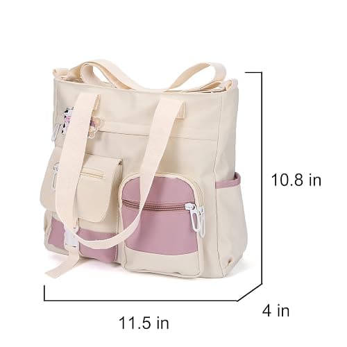Phaoullzon Crossbody Cute Bag for Teens Kawaii Messenger Purse Nylon Shoulder Tote Bags thumbnail 5