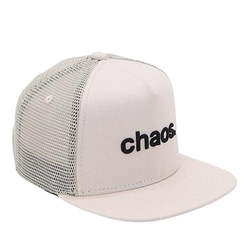 Denver James Kids Statement Ball Caps - Snapbacks and Trucker Hats for Ages 6 Months to 2 Years, for Infants and Toddlers - Chaos. - Cream thumbnail 4