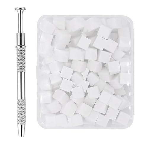 Gradient Nail Sponge,200-pieces Soft Nail Sponges with Grabbing Pen - Professional Manicure Art Beauty Salon Tool for Wife Family Friends Girl Women Girlfriend thumbnail 7