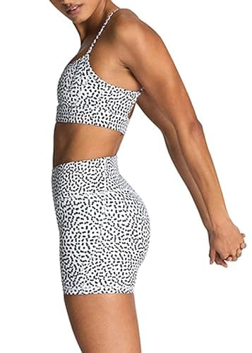 IMEKIS Women's Workout Sets 2 Piece Yoga Outfit High Waisted Biker Shorts Leggings Sports Bra Gym Fitness Clothes Tracksuit thumbnail 4