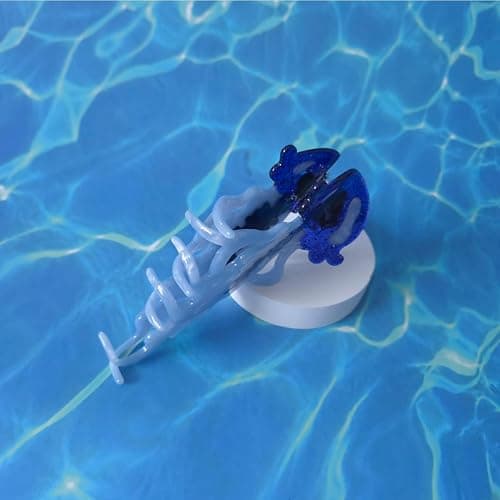 Novelty Ocean Jellyfish Hair Clips,Cellulose Acetate Hair Clips,Big Claw Clips for Girl,Hair Accessories,Blue thumbnail 5