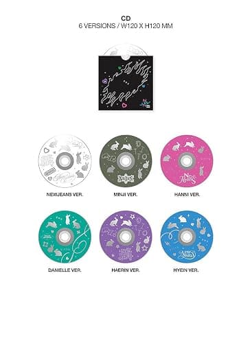 NEWJEANS OMG 1st Winter Single Album ( MESSAGE CARD Ver. - Random ) K-POP SEALED thumbnail 8