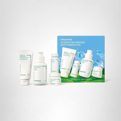 innisfree Green Tea Seed Hydrating Serum with Hyaluronic Acid & Niacinamide, Korean Face Serum for Glow thumbnail 10