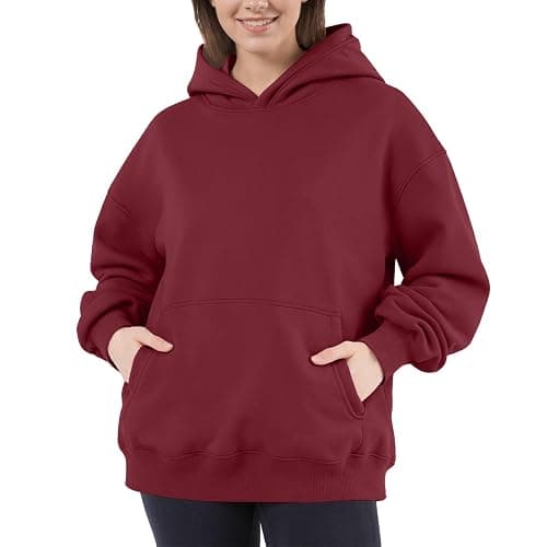 XPIZH Women Hoodies Sweatshirts Sweaters Fleece Hooded Oversized Long Sleeve Crewneck Shirts Fall Winter Outfits Pocket - Image 1