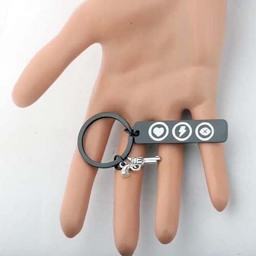 SEIRAA Game Lover Keychain Arthur Fans Gifts Cores Stamina & Dead Eye Gifts Gamer Merchandise thumbnail 5