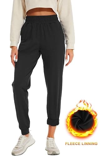 HOdo 32"/34"/36" Inseam Womens Tall Sweatpants Fleece Lined Long Joggers Workout Pants with Pockets thumbnail 6