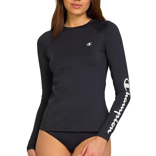 Champion Rash Guard for Women, Womens Rash Guard Long Sleeve Shirts, Rashguard Swim Shirt Women UPF 50+ SPF & UV Protection - Image 1