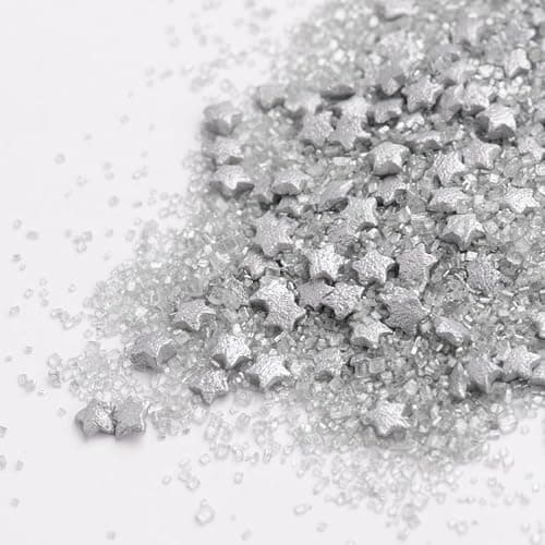 Sweets Indeed Sanding Sugar Crystals for Baking & Decorating, 5.11 oz (Silver Galaxy) thumbnail 5