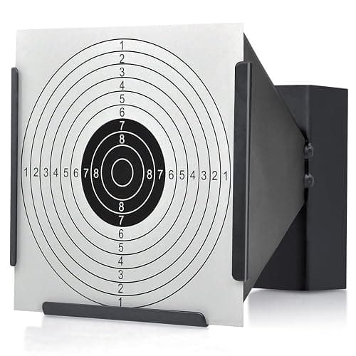 14 * 14cm Target Holder + 100 Targets Air Rifle Pellet Trap Shooting Target - Image 1