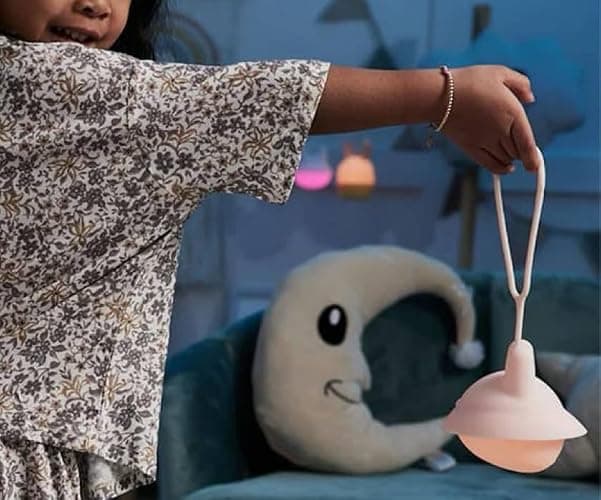 Baby Night Light for Car Seat- Dimming Function 9 Colors Changing Eye Caring Portable Rechargeable & Timing Bedside Lamp Light Up Toddler Bed Room Travel Essentials Squishy Silicone Infant BPA Free thumbnail 7