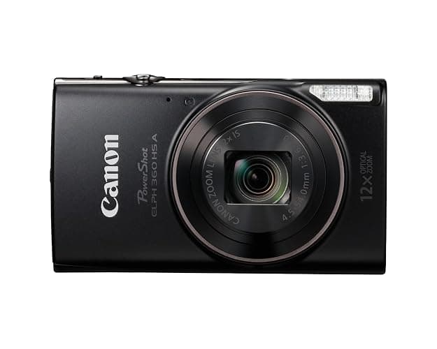 Canon PowerShot ELPH 360 HS A Black - Image 1