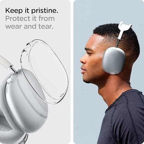 Spigen Coque Ultra Hybride Pro conçue pour Apple Airpods Max Case - Transparent thumbnail 6