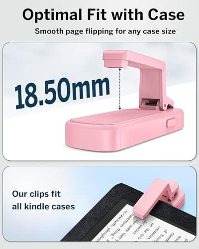 DATAFY [Case-Friendly] Remote Control Page Turner Ring for Kindle Paperwhite Oasis Scribe Kobo eReaders, Camera Camcorder Remote Controls, Page Turner Clicker for iPhone ipad Tablets with Storage Bag thumbnail 5