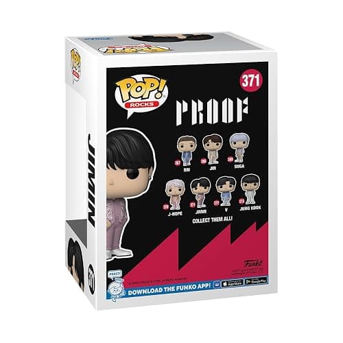 Funko Pop! Rocks: BTS - Jimin - Vinyl-Sammelfigur - Geschenkidee - Offizielle Handelswaren - Spielzeug Für Kinder und Erwachsene - Music Fans - Modellfigur Für Sammler und Display thumbnail 3
