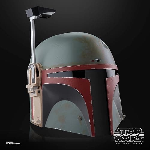 STAR WARS The Black Series Boba Fett (Re-Armored) Premium Electronic Helmet, The Mandalorian Roleplay Collectible for Kids Ages 14 and Up thumbnail 9