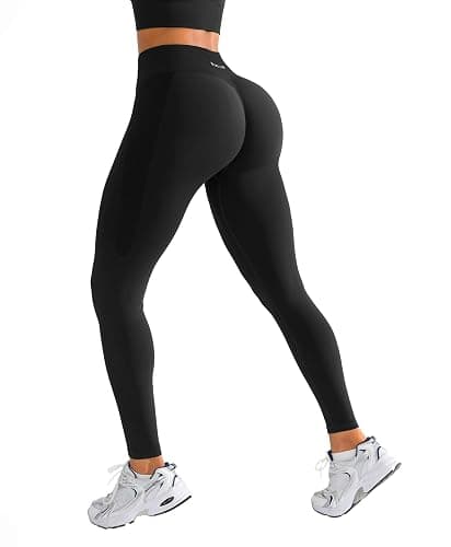 BRXL Butt Lifting No Front Seam Workout Leggings for Women Tummy Control High Waist Seamless Gym Yoga Running Leggings - Image 1