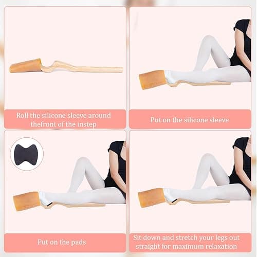 WodGod Professional Wooden Ballet Foot Stretcher Set - Arch Enhancer and Toe Strengthener for Ballet Dancers, Gymnasts, Yoga Practitioners with Portable Bag- Ideal Dance Accessories Gift thumbnail 4