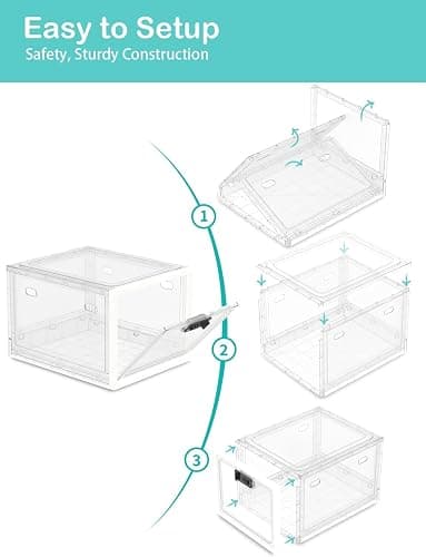 Large Medicine Lock Box for Safe Medication, Lockable Storage Box for Fridge/Snacks Food, Phone Lock Boxes with Combination Code for Home/Dorms/Office Storage Lockers thumbnail 6