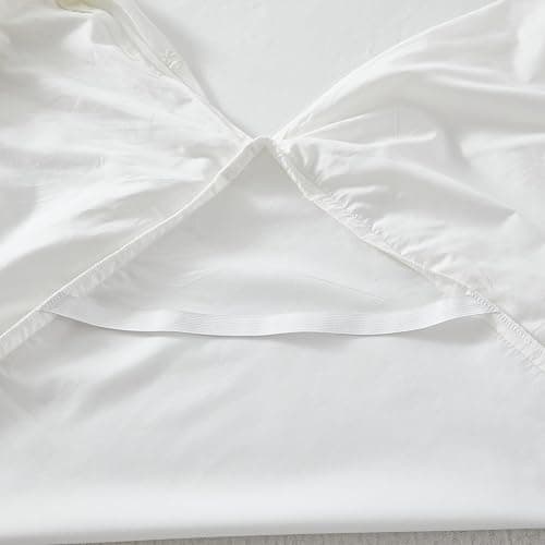 Brandream Luxury Ivory White Lace Bed Skirt Queen Size Split Corners Romantic Vintage Girls Bed Cover Dust Ruffle Bed Skirts 18 Inch Drop thumbnail 8