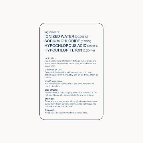 Magic Molecule Hypochlorous Acid Spray for Breakout-Prone Skin, Eczema & Itchy Rashes | Helps 50+ Dermal Issues | For All Skin Types 3.4 oz (Pack of 2) Travel-Friendly thumbnail 9