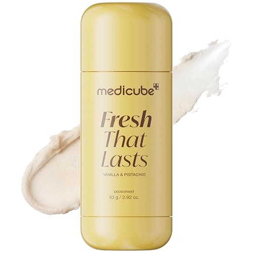 medicube Kojic Acid & Turmeric Aluminum-Free Deodorant | Vanilla & Pistachio Perfumed Stick, All-Day Odor Protection for Women & Men | Underarm Brightening Care | Korean Skincare, 2.92 oz. - Image 1